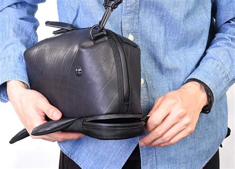 bolsa feita de pneu